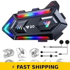 FEYA Y20 Motorcycle Helmet Speakers - High Battery Life & Noise Cancellation