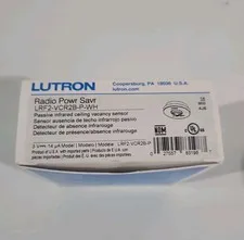 Lutron ‎LRF2-VCR2B-P-WH Radio Saver Vacancy Sensor - White