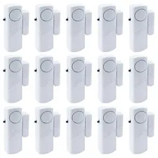 Door Window Alarm, 90dB Wireless Sensor Door Window Burglar Alarm for Home Se...