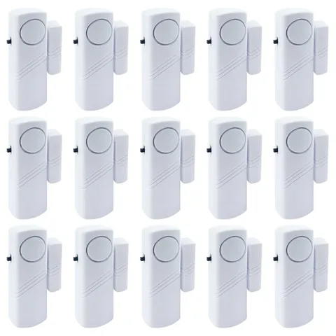 Door Window Alarm, 90dB Wireless Sensor Door Window Burglar Alarm for Home Se...