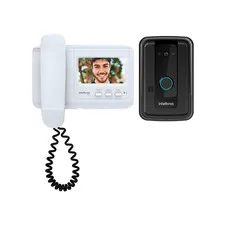Intelbras IVR 4 Wired Video Doorbell – 4” Display, 100° Wide Angle Camera, Dual