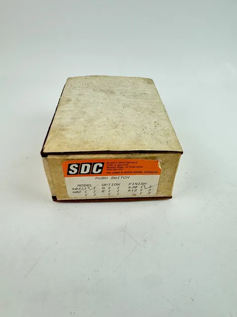 SDC PUSH SWITCH SECURITY DOOR CONTROLS 401U FINISH 630