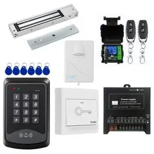 Door Access Control System RFID Keypad 600lb Electric Magnetic Door Lock Kit ...