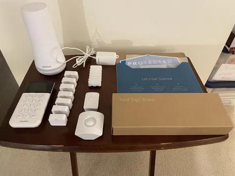 SimpliSafe SSBS3 Wireless Home Security Base, Keypad, Sensors, Motion, Panic But
