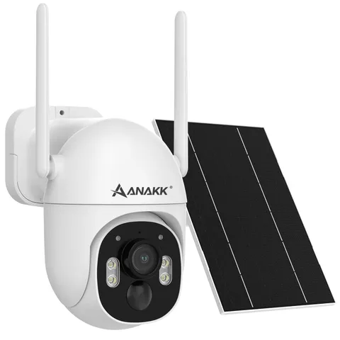 4MP Solar Wireless Outdoor, 355° Pan Tilt Motion Tracking, Color Night Vision...