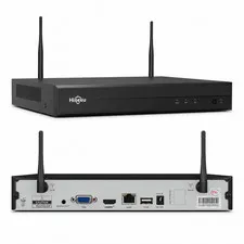 Hiseeu WK-4HB613 4CH Wireless WiFi NVR Security Recorder HDMI VGA [NO HARDDISK]