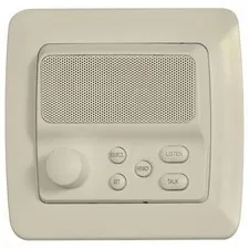 Intrasonic IST Retro Home Intercom Room Station Almond RETRO-5R w/ Vertical Plat