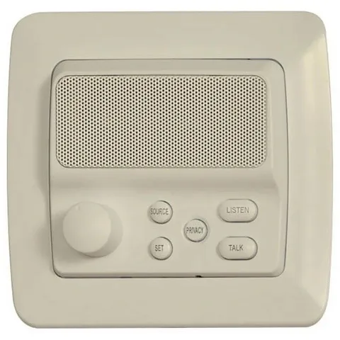 Intrasonic IST Retro Home Intercom Room Station Almond RETRO-5R w/ Vertical Plat