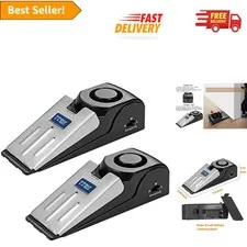 Compact 120dB Entry Alert Door Stop Alarm – Perfect for Travel & Home Security