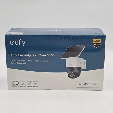 New eufy Security SoloCam S340 wireless, dual-lens outdoor security camera