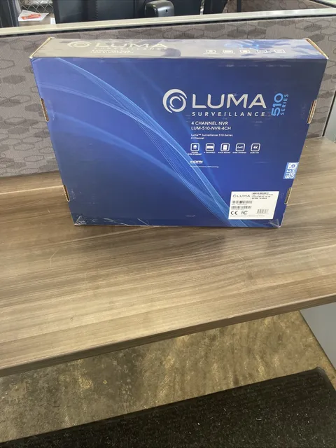 Luma LUM-510-NVR-4CH 4 Channel 1TB HDD NVR 510 Series - OB (NEEDS DEFAULT)