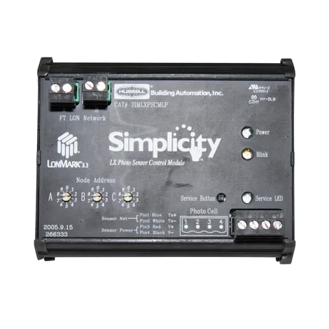 HUBBELL SIMLXPSCMLP SIMPLICITY LX PHOTO SENSOR CONTROL MODULE, PHOTOCELL