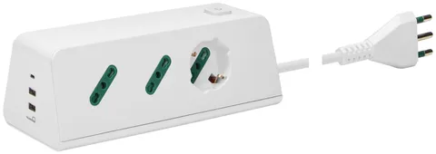 VIMAR Desk Socket 1Universal + 2P17/11 + 3USB + S17 N - 00604.CC.B