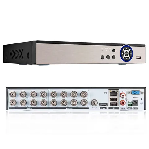 16 Channel 5MP DVR Recorder - Professional Video Surveillance for Cameras
