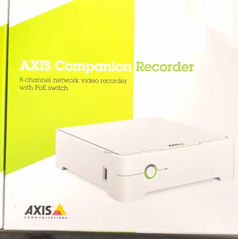 Axis AXIS Companion Recorder 8-Channel NVR 2TB PoE Switch USB Port