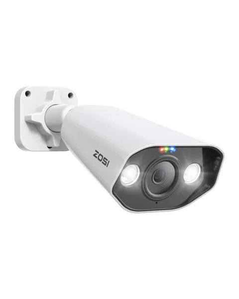ZOSI 4K 8.0MP PoE IP Weatherproof CCTV Security Camera Color Night Vision Audio