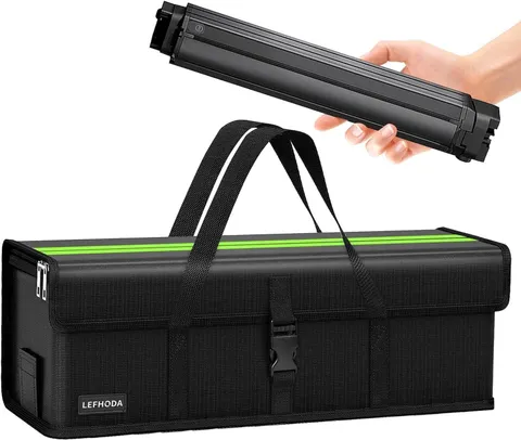 Fireproof E Bike Battery Bag Case 6-Layer Protection Up to 1400°C Waterproof