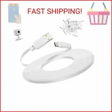 Smays 30 ft Power Cord for Blink Mini 2 Security Camera, Blink Outdoor 4, Long U