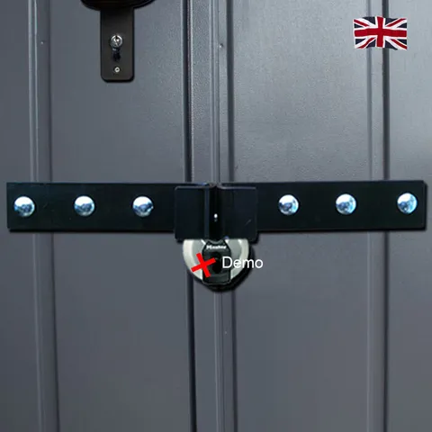 Hasp and Staple Shed Garage Workshop door security lock, padlock protection