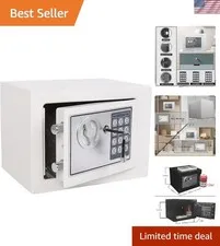 Mini Safe Box with Anti-Theft Features – Wall Mount & Keypad Control