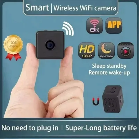 Mini APP WiFi Camera 1080P HD Motion Detection Home Security Audio Video Cam