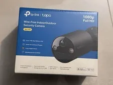 1080P Wireless Outdoor Security Camera Black, Tapo C403