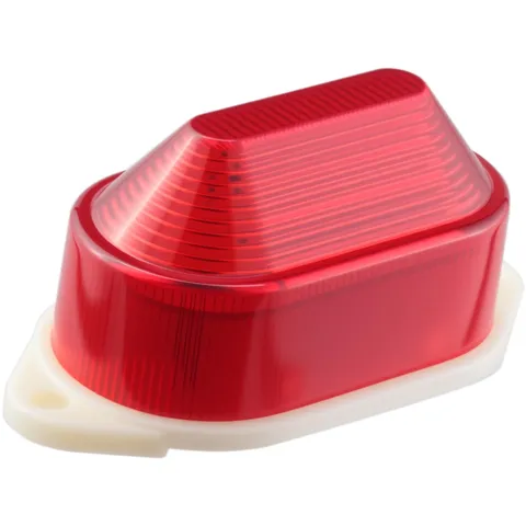 Industrial Round Beeper Warning Light D-5061-J Red AC 110V-120V 75dB Flashing...