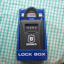 BRINKS Resettable LOCK BOX - Extra Large Storage with Steel Shackle (665-80001)
