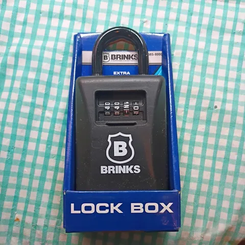 BRINKS Resettable LOCK BOX - Extra Large Storage with Steel Shackle (665-80001)