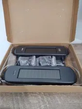 HTZSAFE Solar Wireless Photoelectric 3 Beam Sensor 1/2 Mile Long  Range
