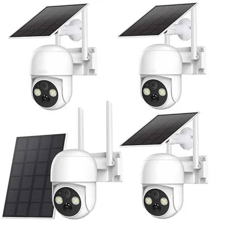 Solar Camera 4MP;Wireless Outdoor Solar Battery Security Camera WiFi Smart-Home