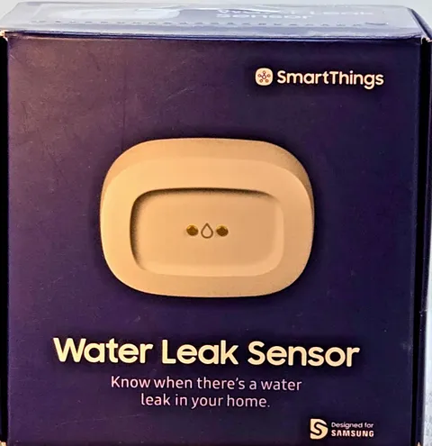 SmartThings Water Leak Sensor Zigbee Aeotec Samsung Smart Home Moisture Detector