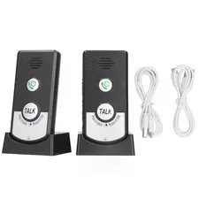 Wireless Voice Intercom Home Smart 2 Way Talk Doorbell For Elderly Caregivers