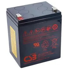 CSB HR1227W F2  12 Volt 27 Watt Fire Rated SLA Sealed Lead Acid Battery