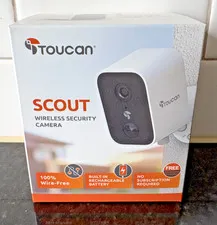 Toucan Wireless Security Camera - No Subscription Required - Model# TWSC01WU