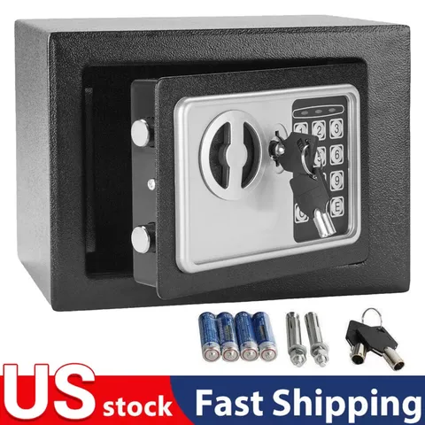 Digital Electronic Safe Box Keypad Lock Security Home Office Cash Jewelry Gun US