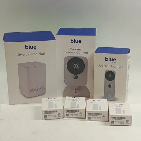 New Blue S40LR0-01 Smart Home Hub Gray Home Security Bundle 	S40LR0-01