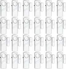 24Pack Door Window Alarms - Wireless DIY Security Sensor for Home, Burglar Alarm