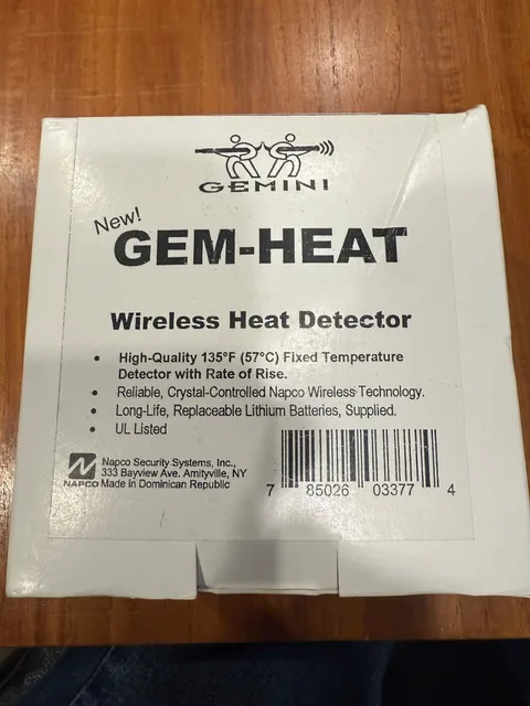 Napco Gemini Wireless Heat Detector GEM-HEAT