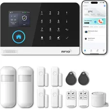 Home Security Systems for House, Wireless Home Security Alarm System, Door/Windo