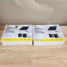 Set of 2 Baseus Security X1 Pro 3K Solar Wireless Wi-Fi Camera Night Vision