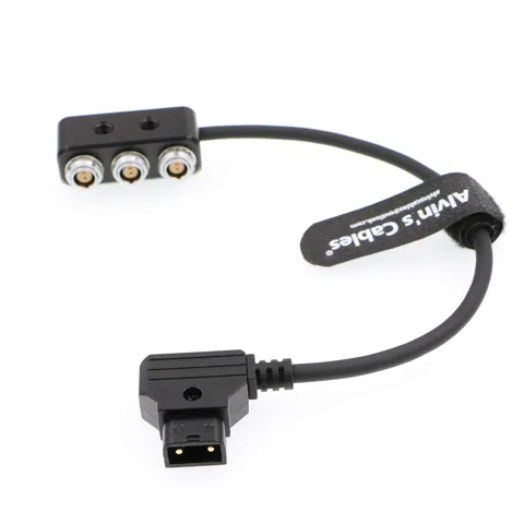 1 to 3 Mini Power Splitter Cable D tap Movi AUX Port to 3 2 Pin Female for AR...