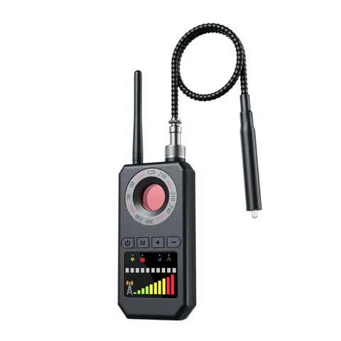 6-in-1 Hidden Camera & Bug Detector, GPS & RF Tracker for Travel, Home, Office
