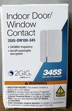 2GIG DW100-345 Wireless Door / Window Contact Sensor, 345 MHz