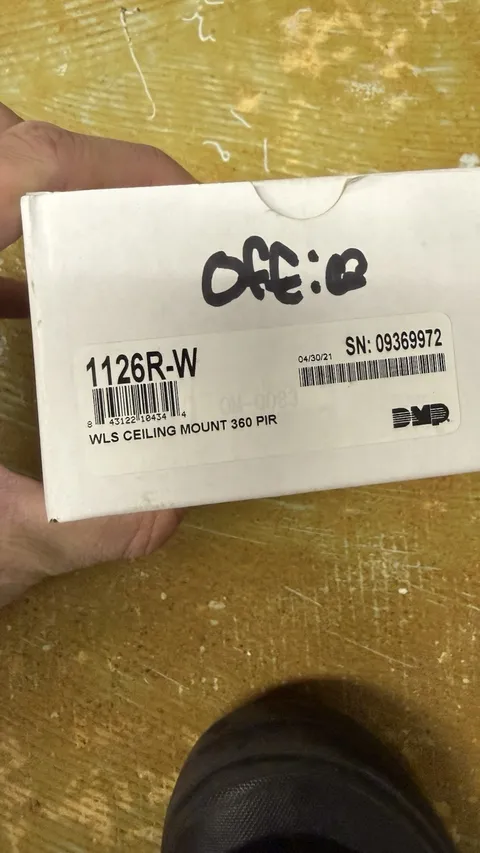 DMP 1126R-W WLS Ceiling Mount 360 PIR Motion Detector