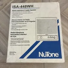 White Nutone IS-448WH Indoor 8" Intercom Speaker IS448 IM4406 IMA4406 IS408
