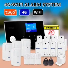 4G/WIFI Alarm Security System for Home Alarm Temperature/Humidity Display Securi