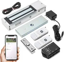 Wi-Fi Access Control 1200lb Holding Force Magnetic Door Lock  w/ smart control