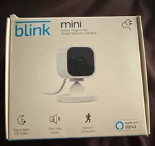 Blink Mini HD Indoor Plug-In Smart Security Camera Day/Night 2-Way Audio Alexa