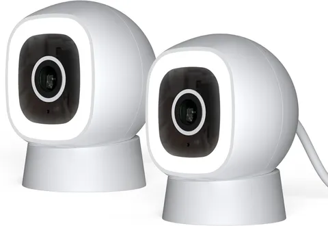Luna 2K AI Wired Cameras for Home Security, Outdoor/Indoor, 2.4GHZ Wi-Fi | Smart